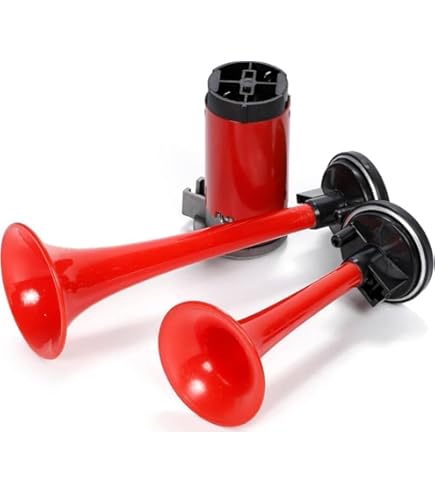 Amazon | 2連 エアーホーン コンプレッサー付 12V フェラーリ音